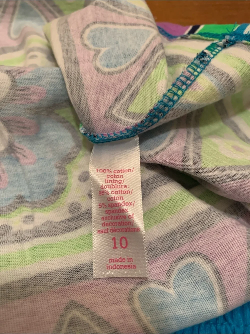 Girls Justice Turquoise Floral Halter Tunic with Purple & Green Accents Size 10